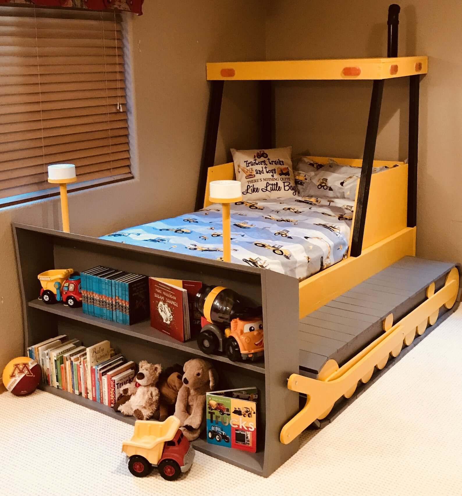 bulldozer bed