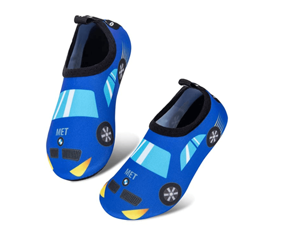 cars swim shoes