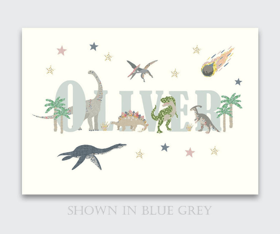 dinosaur name print