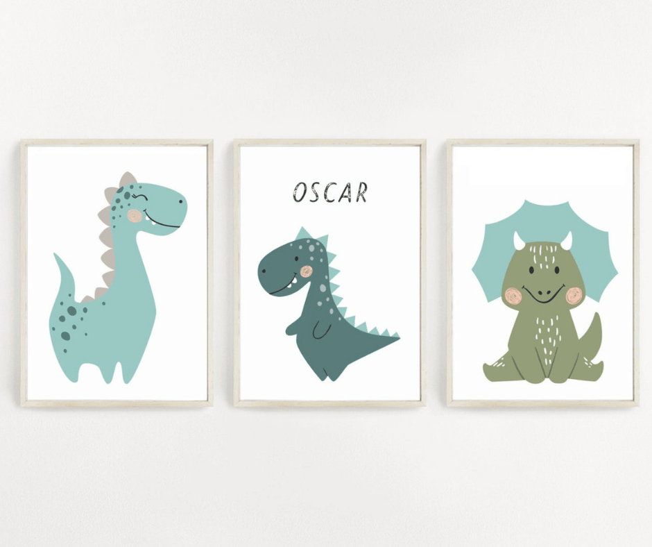 dinosaurs name print