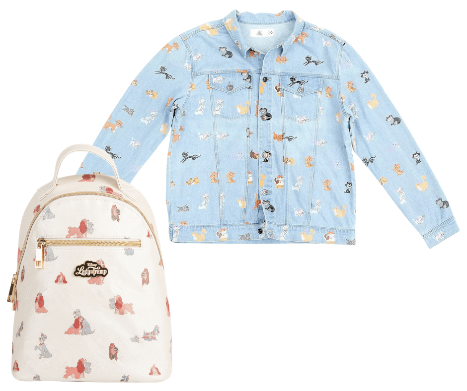 disney denim jacket and backpack