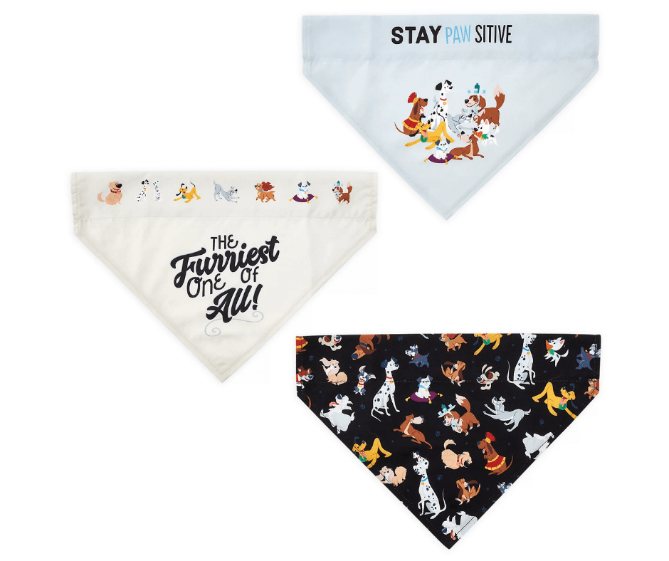 disney dogs bandana set for dogs