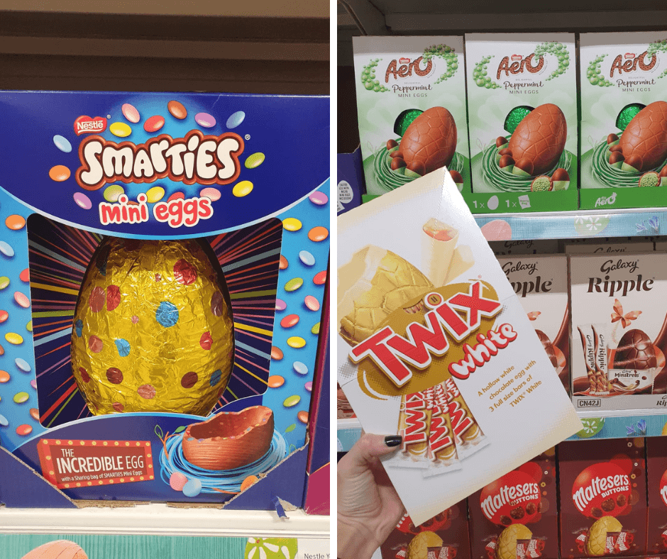 easter eggs in tesco