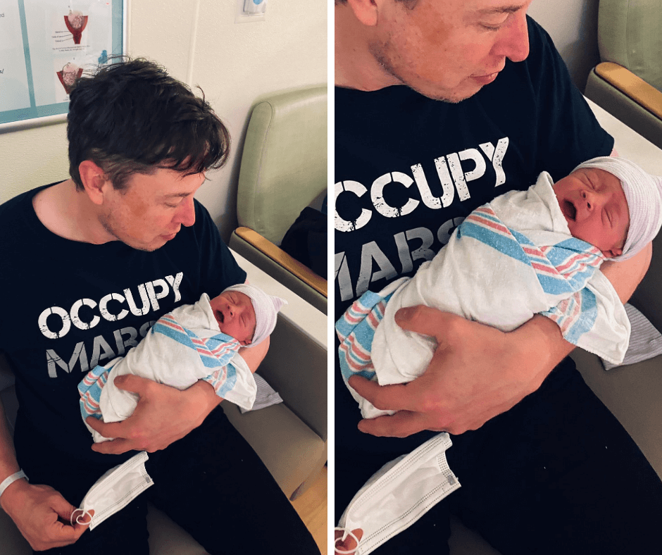 X Æ A12 Elon Musk & Grimes Announce Baby Name News Bump, Baby