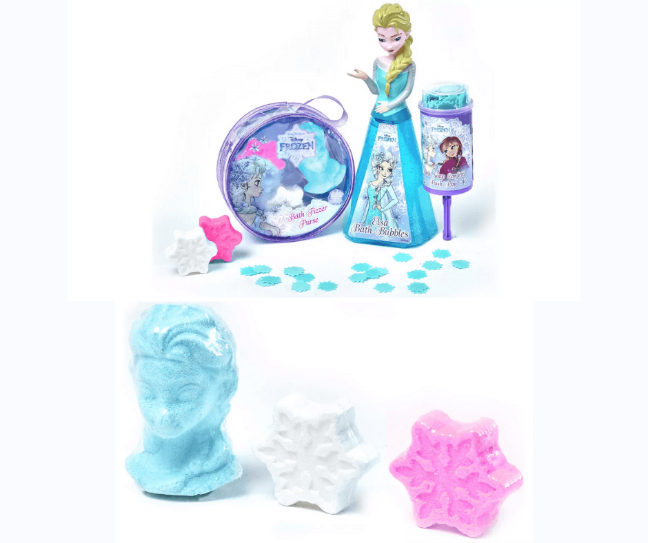 elsa bath set