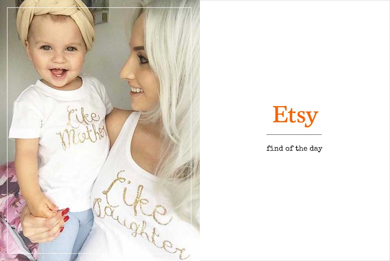 Mummy & Daughter Tees - Etsy Find Of The Day