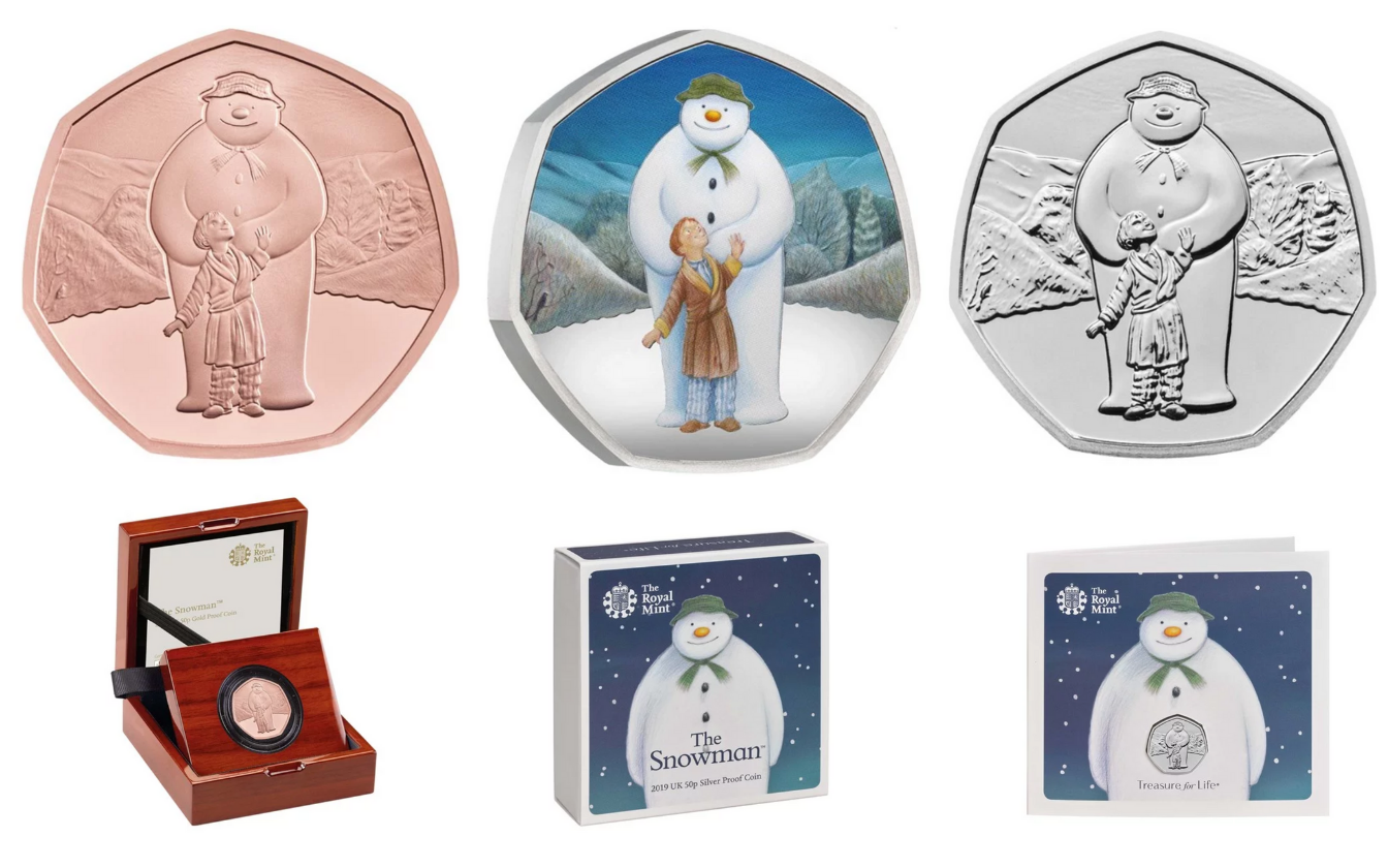 The Royal Mint have Released a 2019 Snowman Coin!