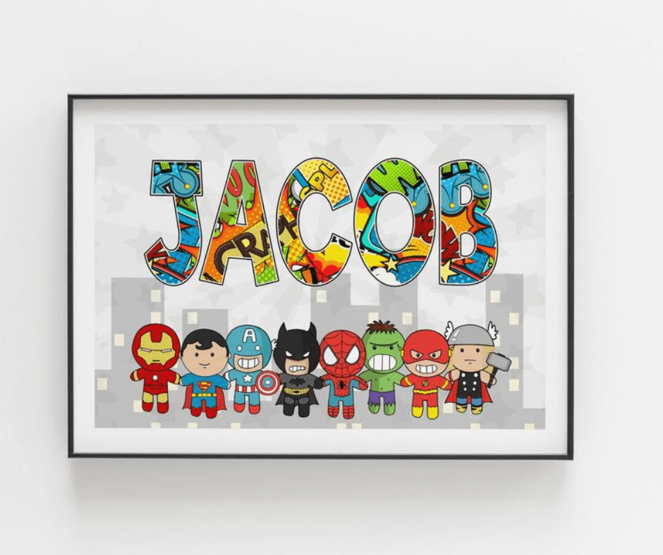 favourite characters print