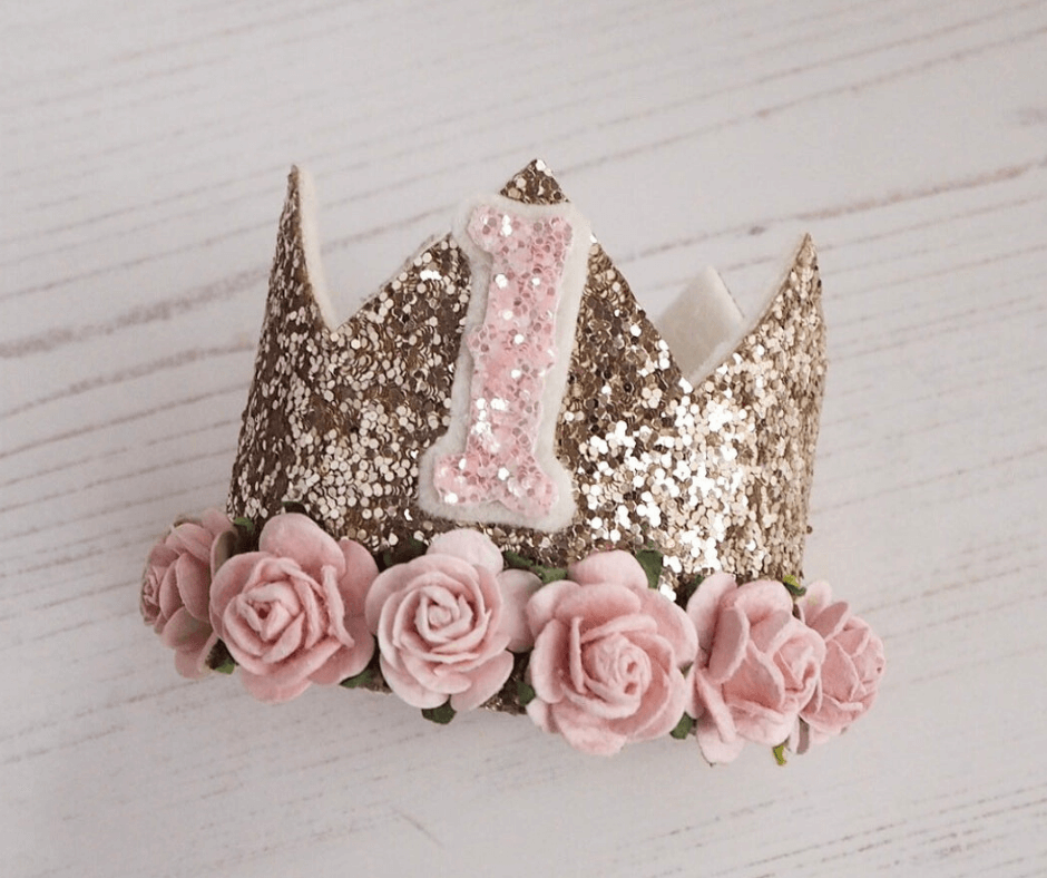 first birthday crown