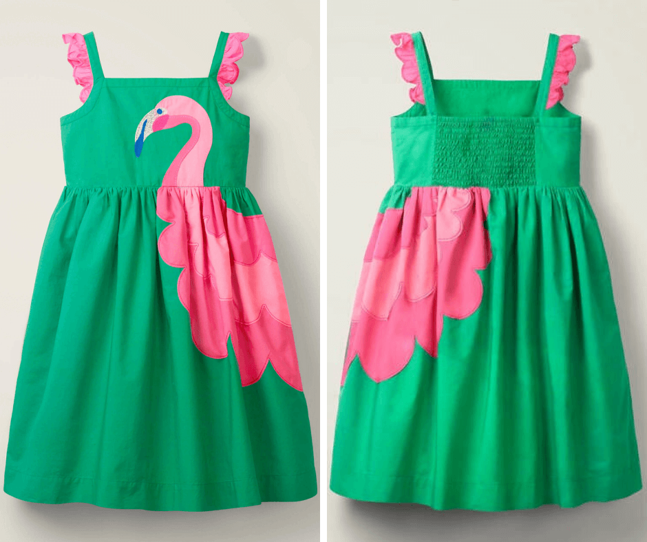 flamingo dress