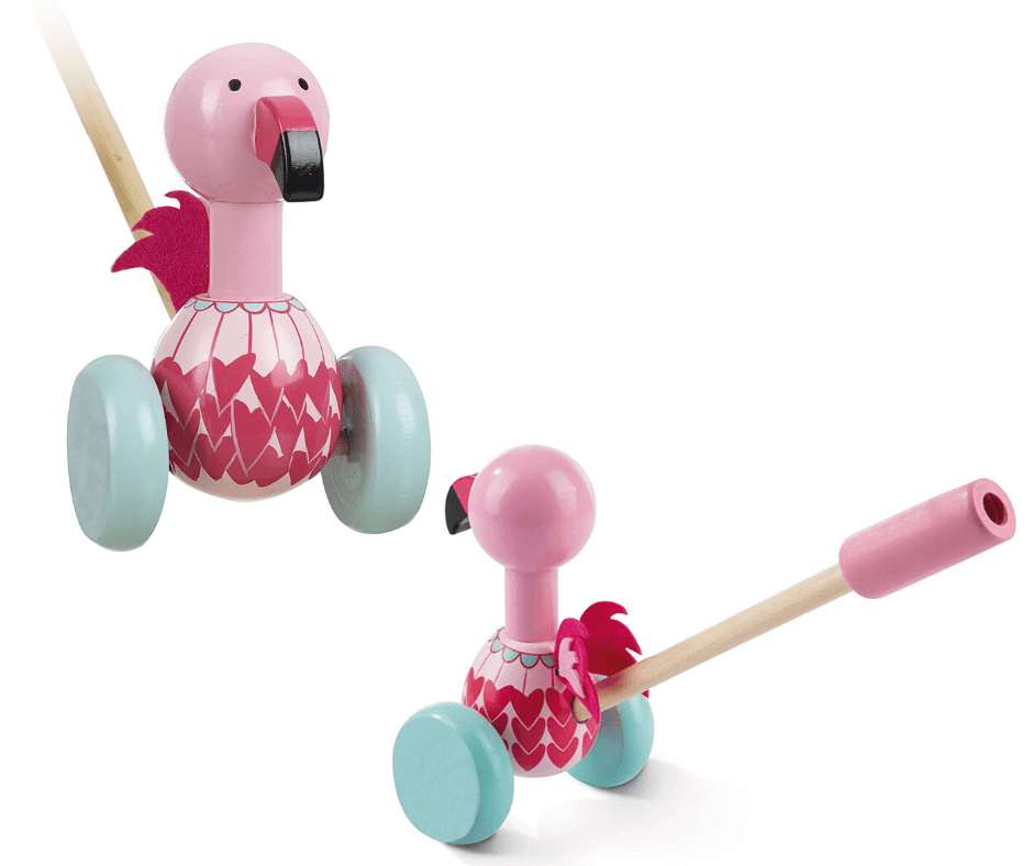 flamingo push along