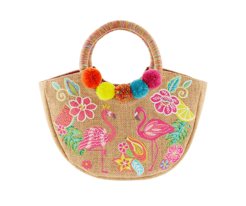 flamingo shopper bag