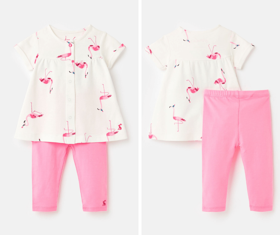 flamingo top and leggings