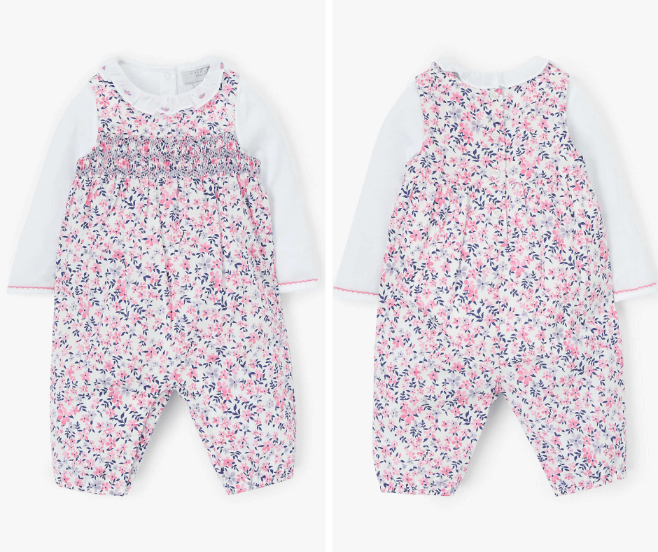 floral heirloom dungarees