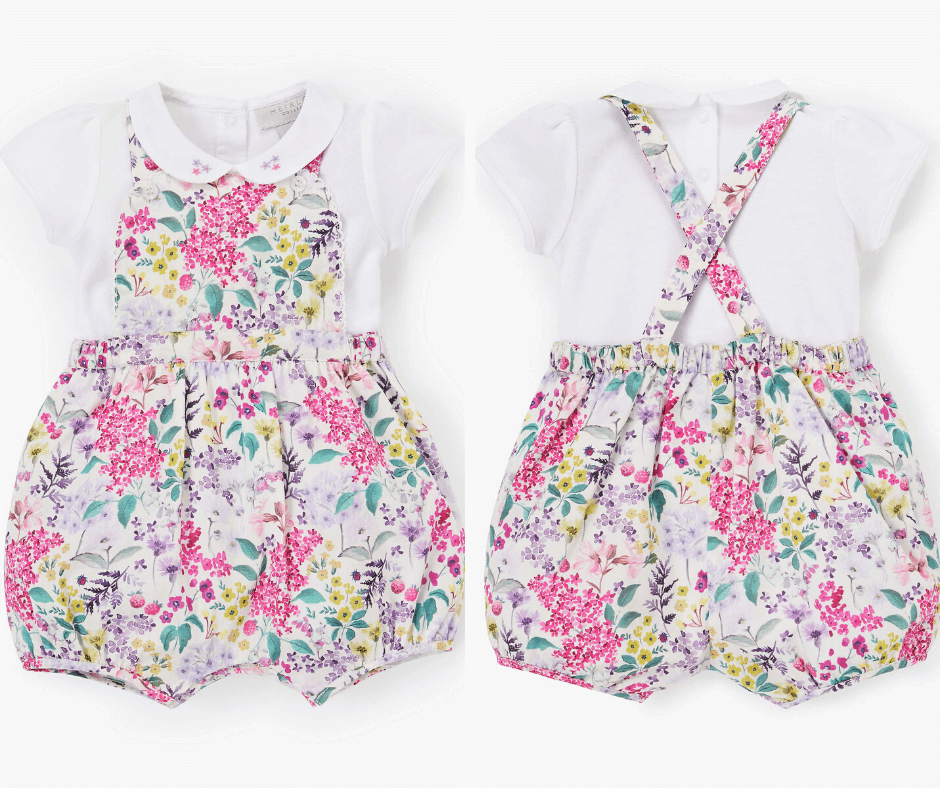 floral short heirloom set