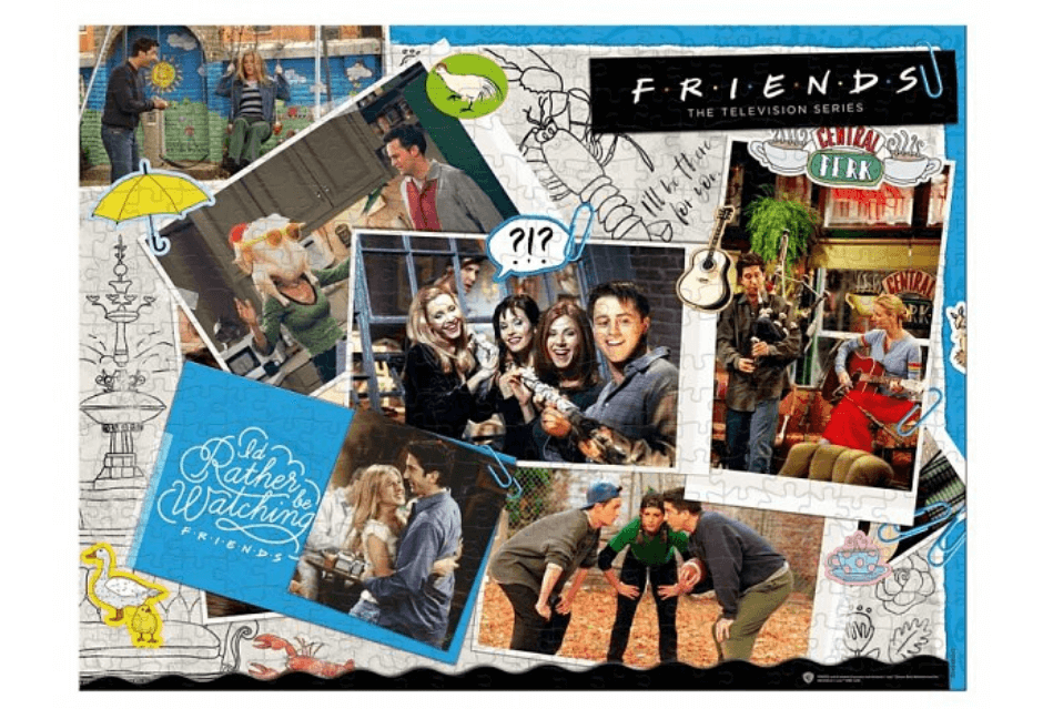 friends scrapbook puzzle