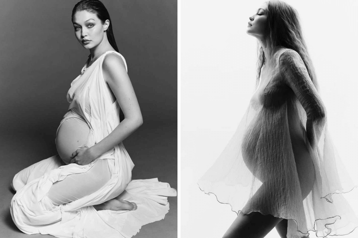How Gorgeous does Gigi's baby bump look?!
