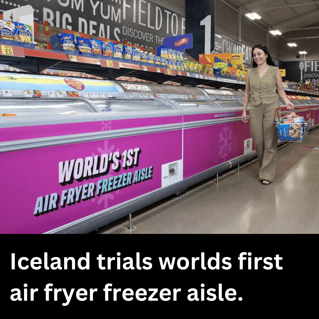 Iceland Trials First Ever Air Fryer Aisle