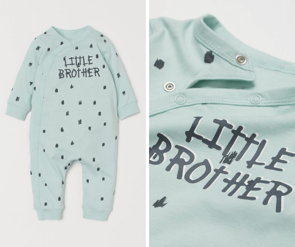 little brother sleepsuit