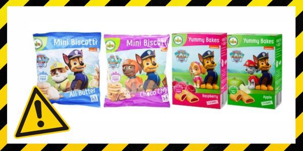 RECALL ALERT: Lidl Paw Patrol Snacks