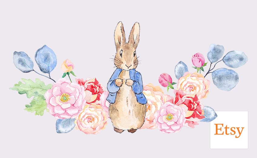 Peter Rabbit Gems On Etsy!