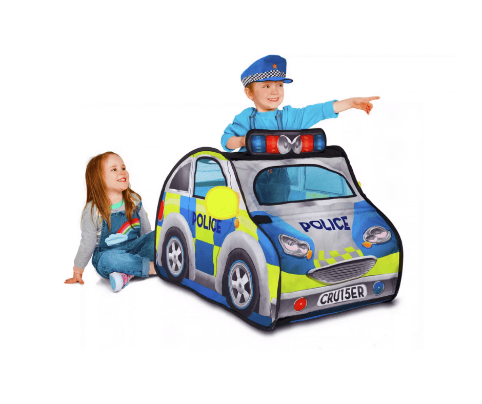 police car pop up tent