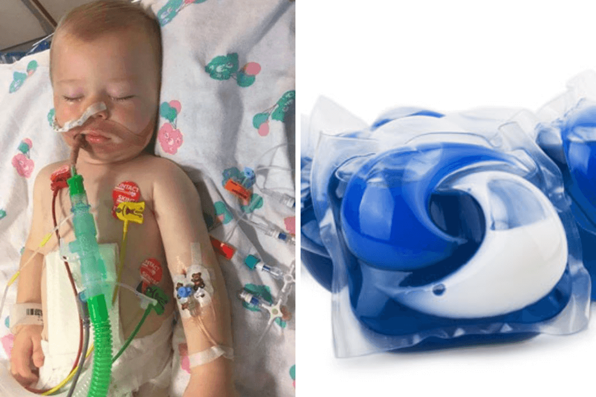 Mums Warning - Baby Left in a Coma After Ingesting Washing Capsule