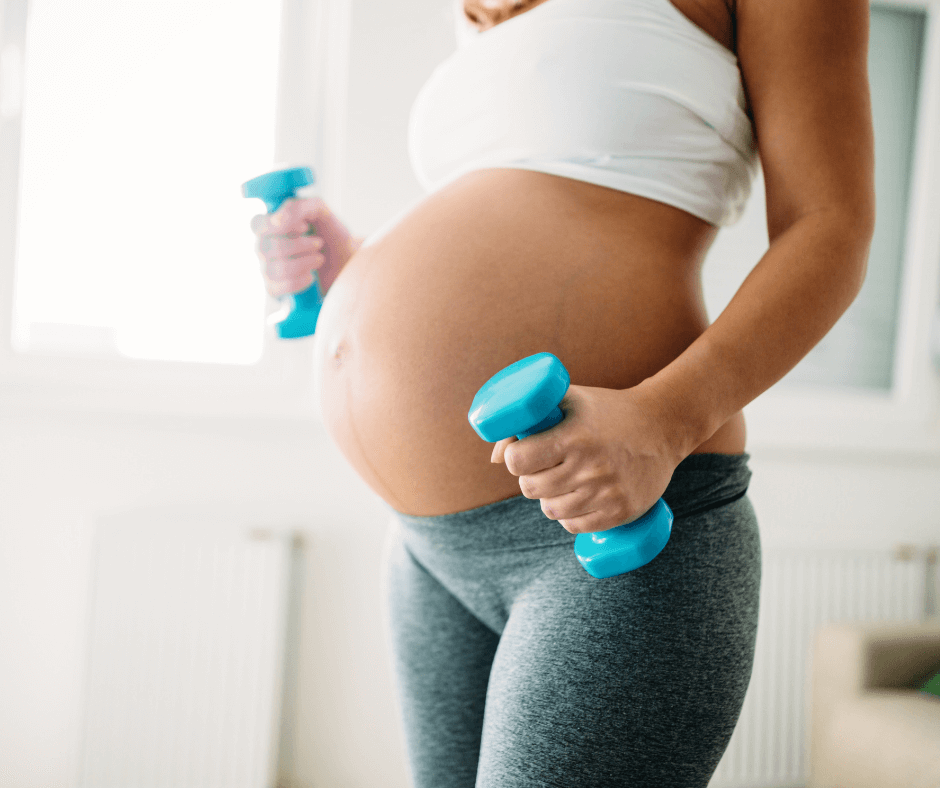 pregnant-exercise-stock-image