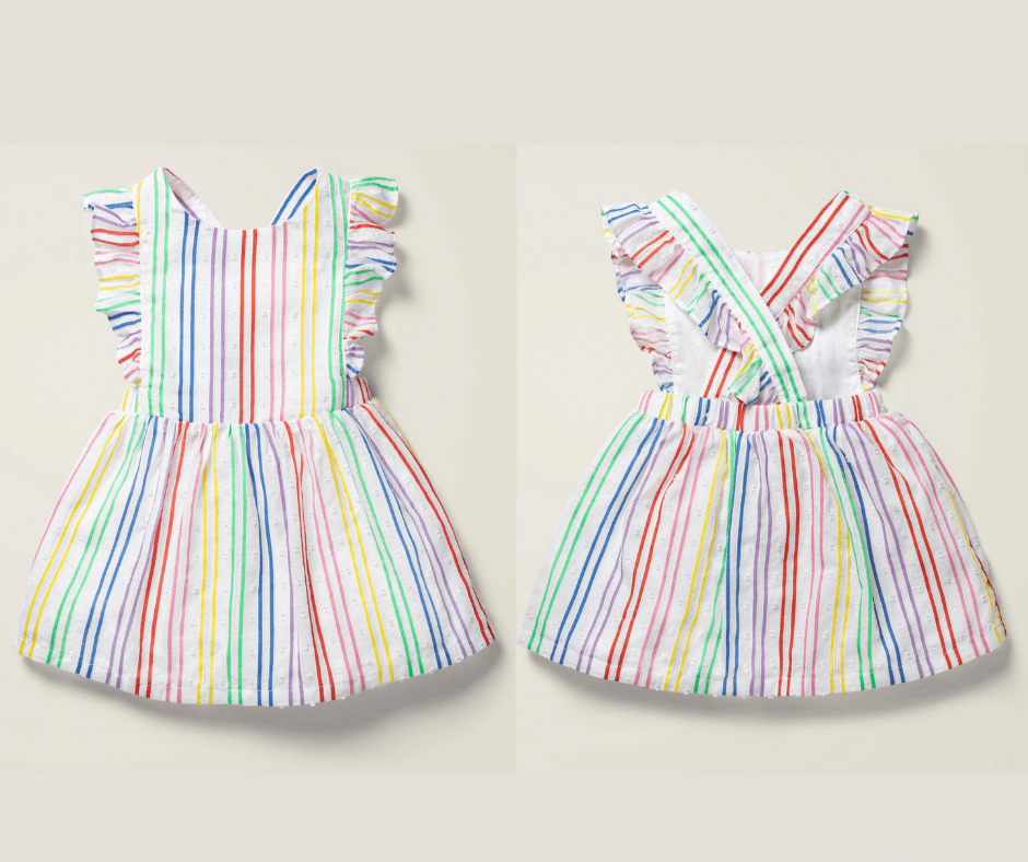 rainbow pinafore