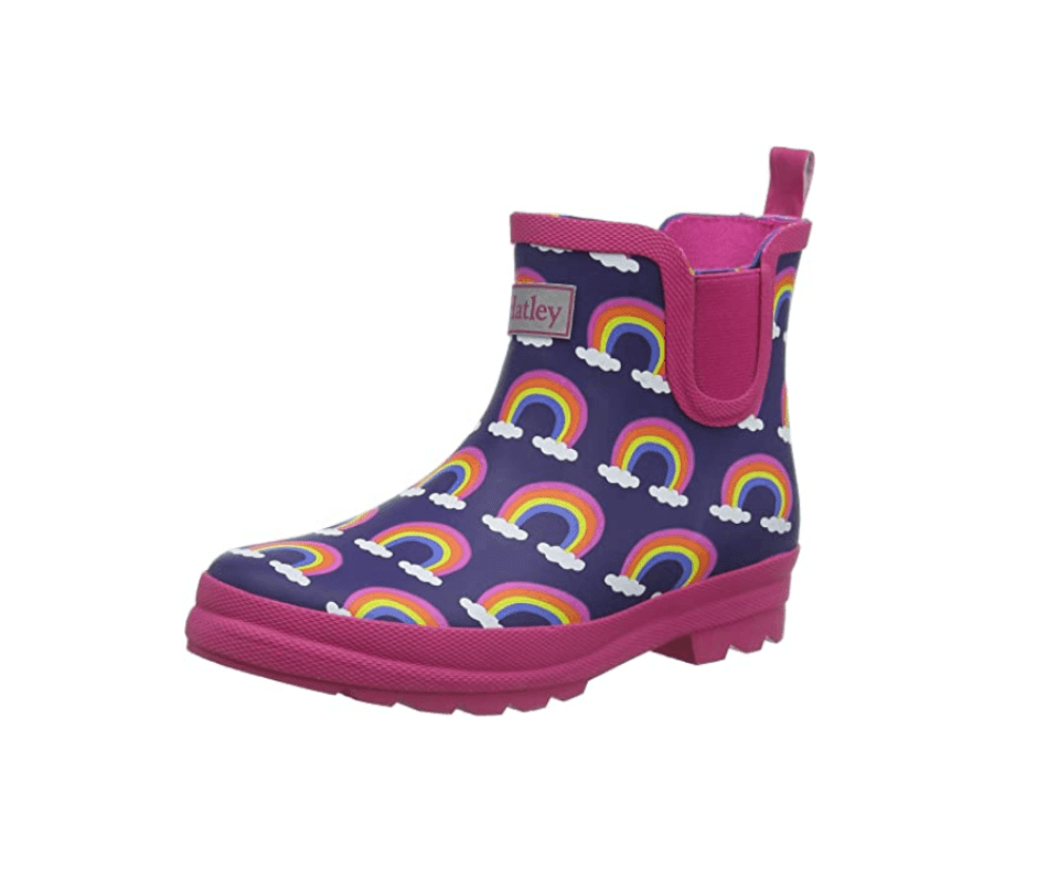 rainbow wellies