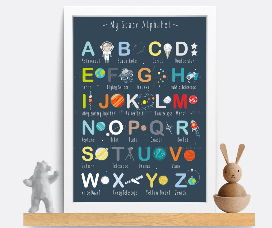 space alphabet