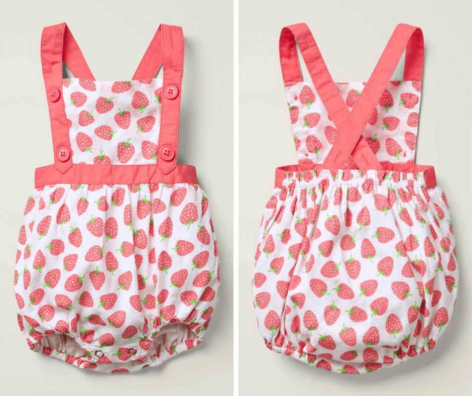 strawberry romper