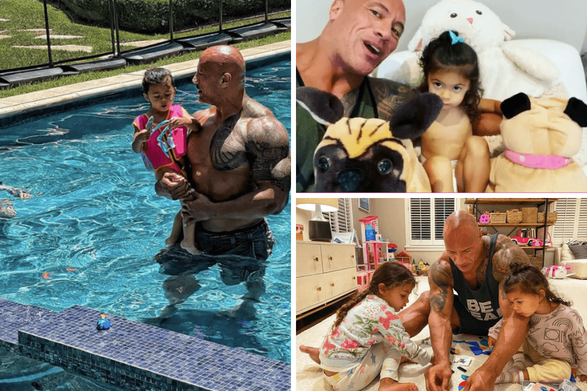 The Rock's Daughter Refuses to Believe he's Maui!