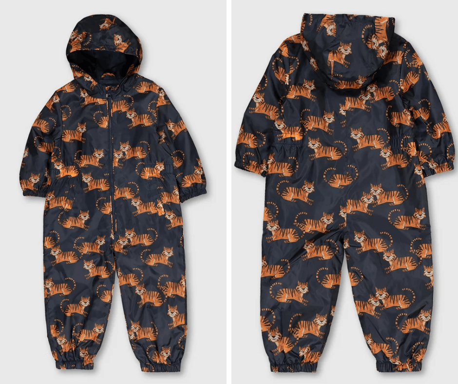 tiger puddlesuit