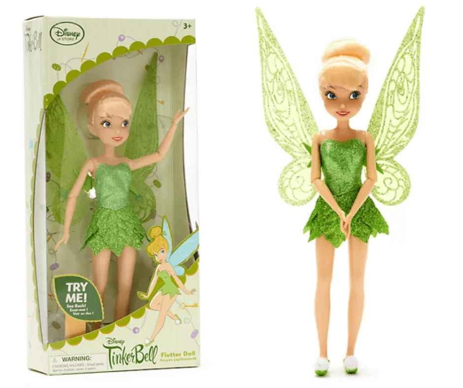 tinkerbell flutter wings doll