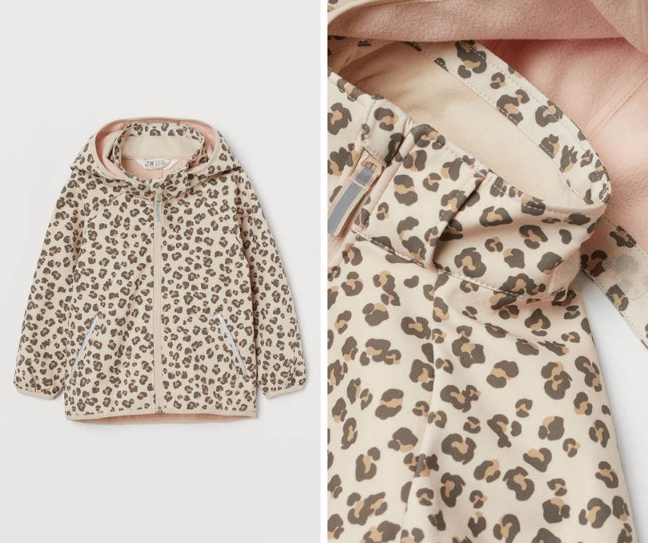 waterproof leopard print jacket