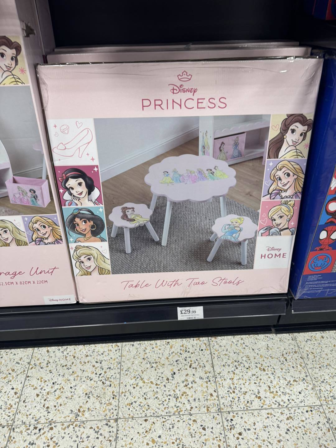 Disney princess table and stools