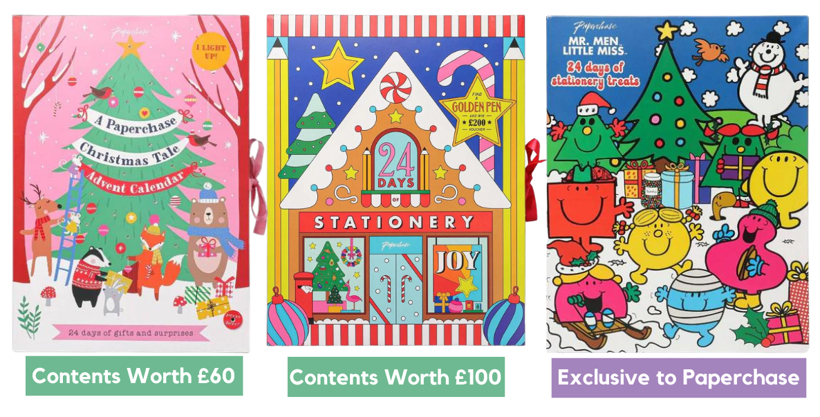 Stationery Christmas Advent Calendars from Paperchase