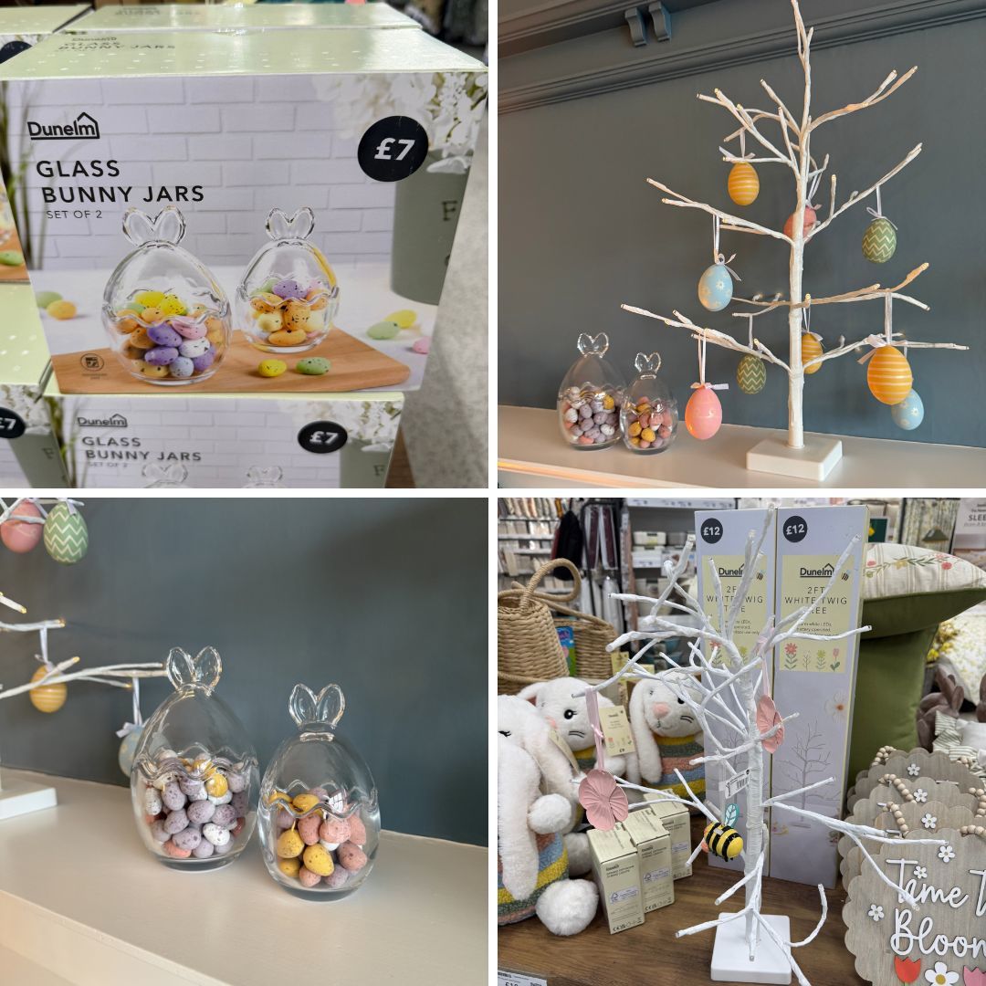 easter-bunny-glass-jars-for-mini-eggs-dunelm easter-bunny-glass-jars-for-mini-eggs-dunelm
