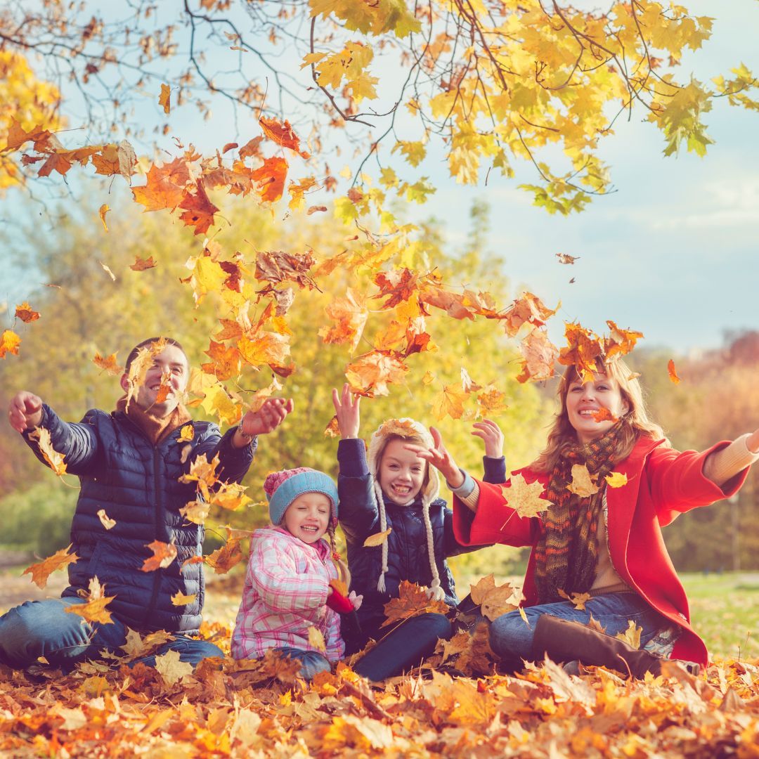 family-autumn-outdoors-stock-image