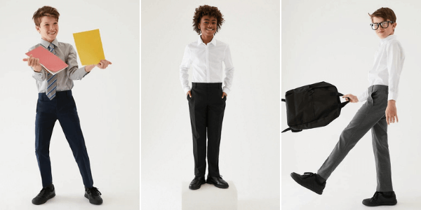 'Grow-Proof' School Trousers at M&S