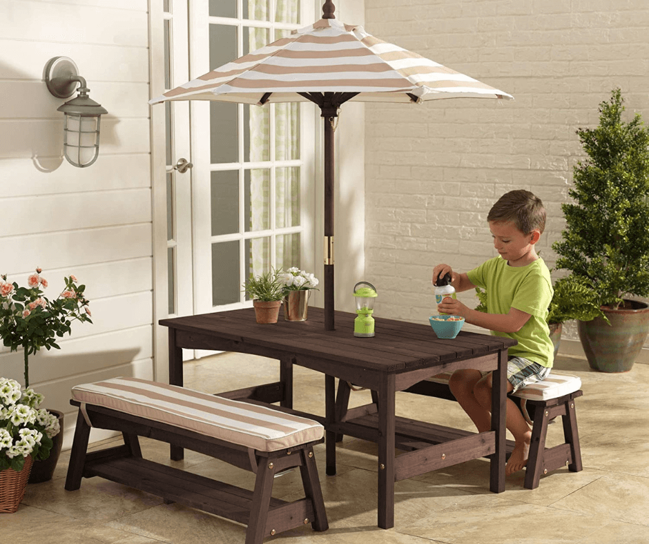 kidkraft-outdoor-table-and-bench-set