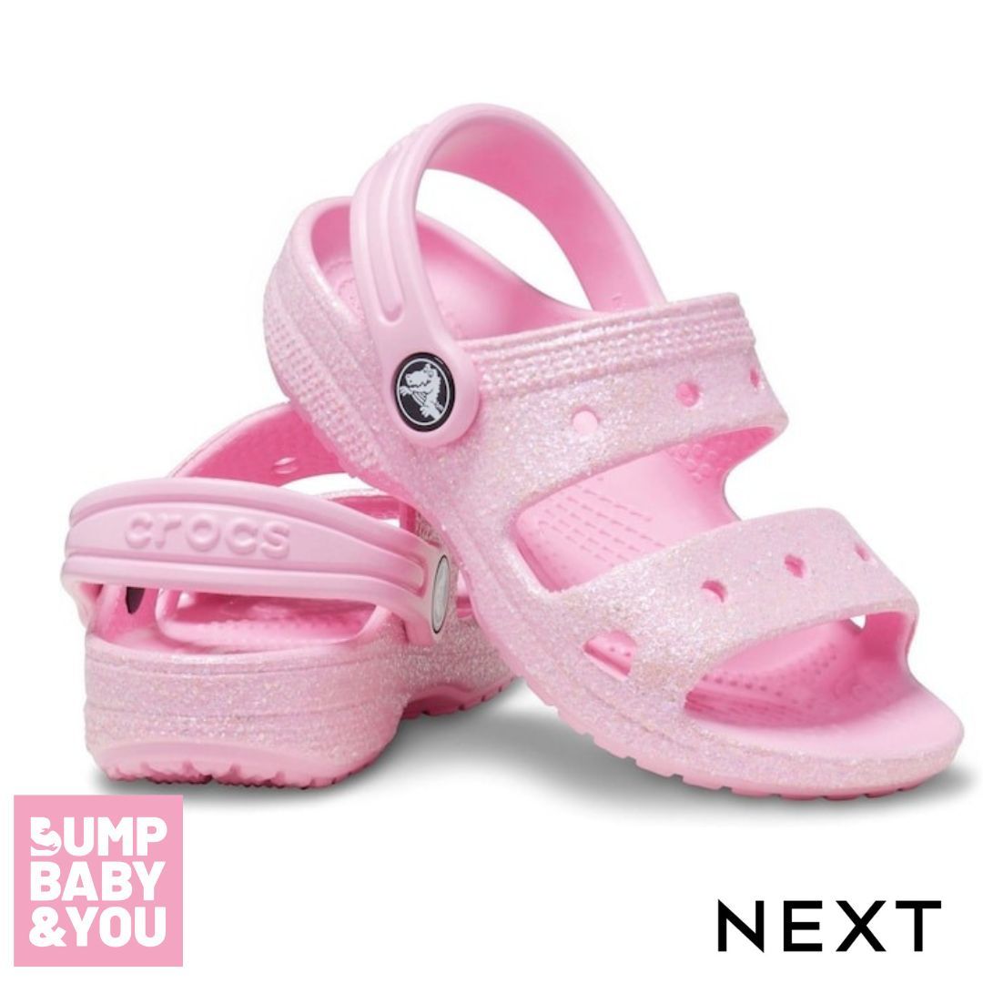 next-pink-glitter-crocs