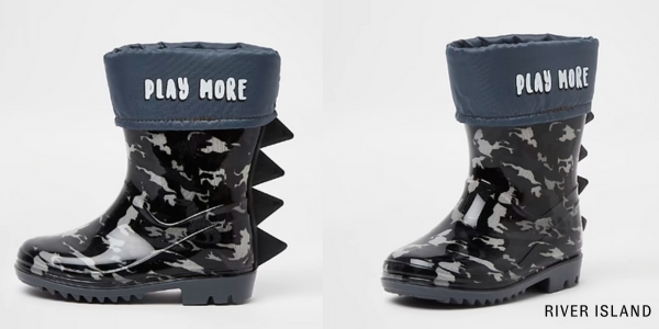 River Island Dinosaur Spike Wellies just £7