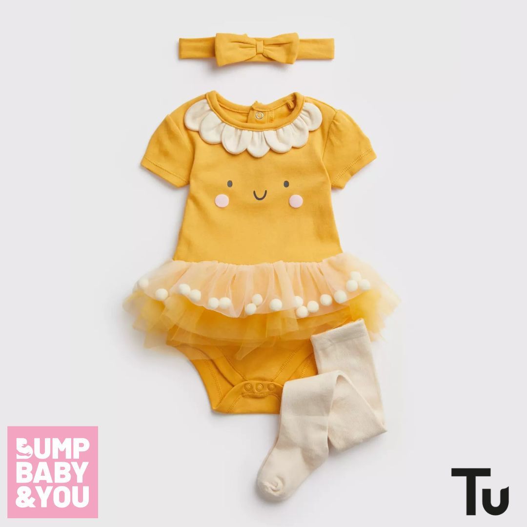 sunflower-pom-pom-tutu-bodysuit