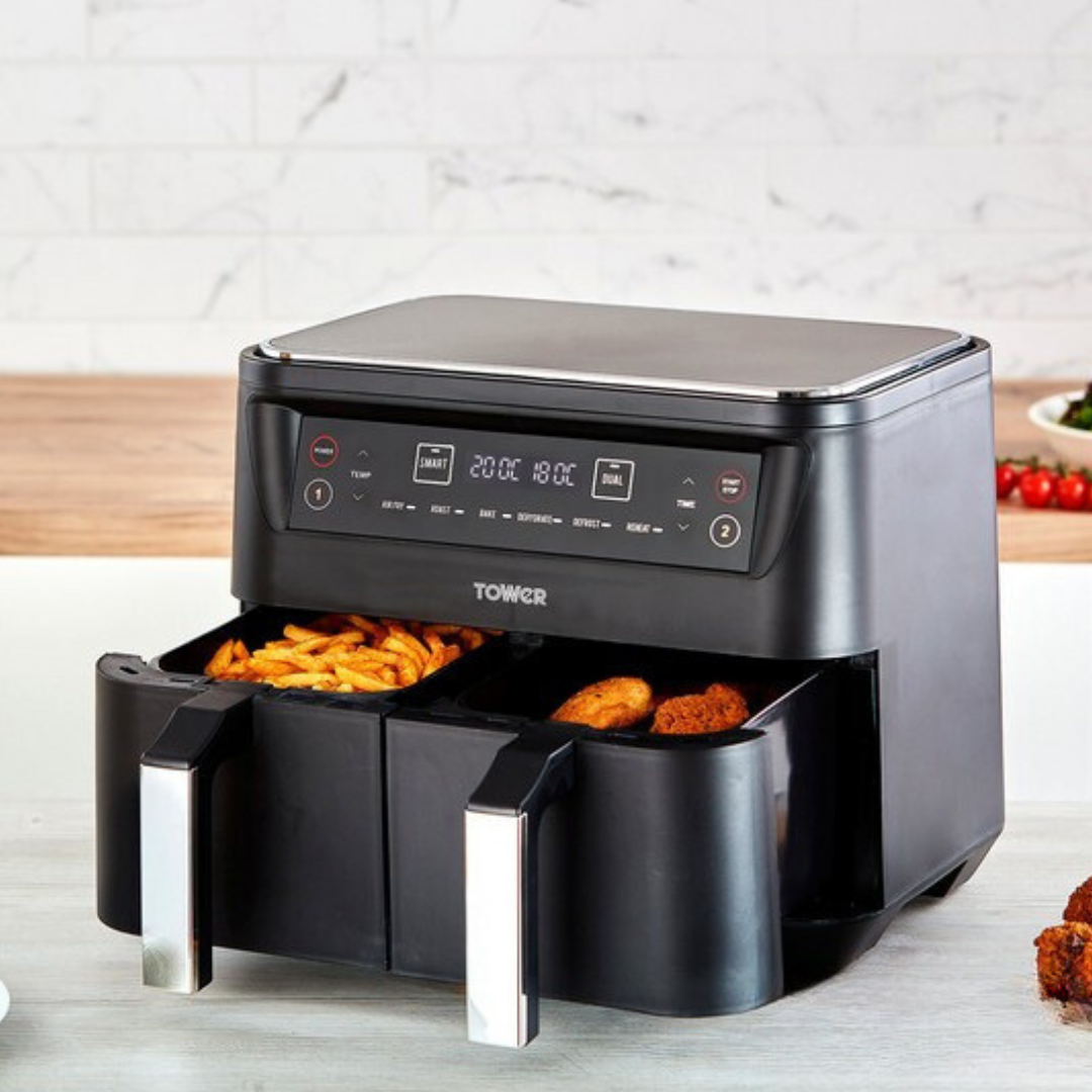 Tower Vortx Dual Basket Air Fryer just £99 @ Very