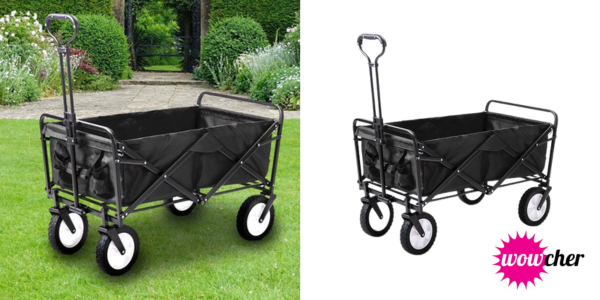 Foldable Garden Trolley @ Wowcher